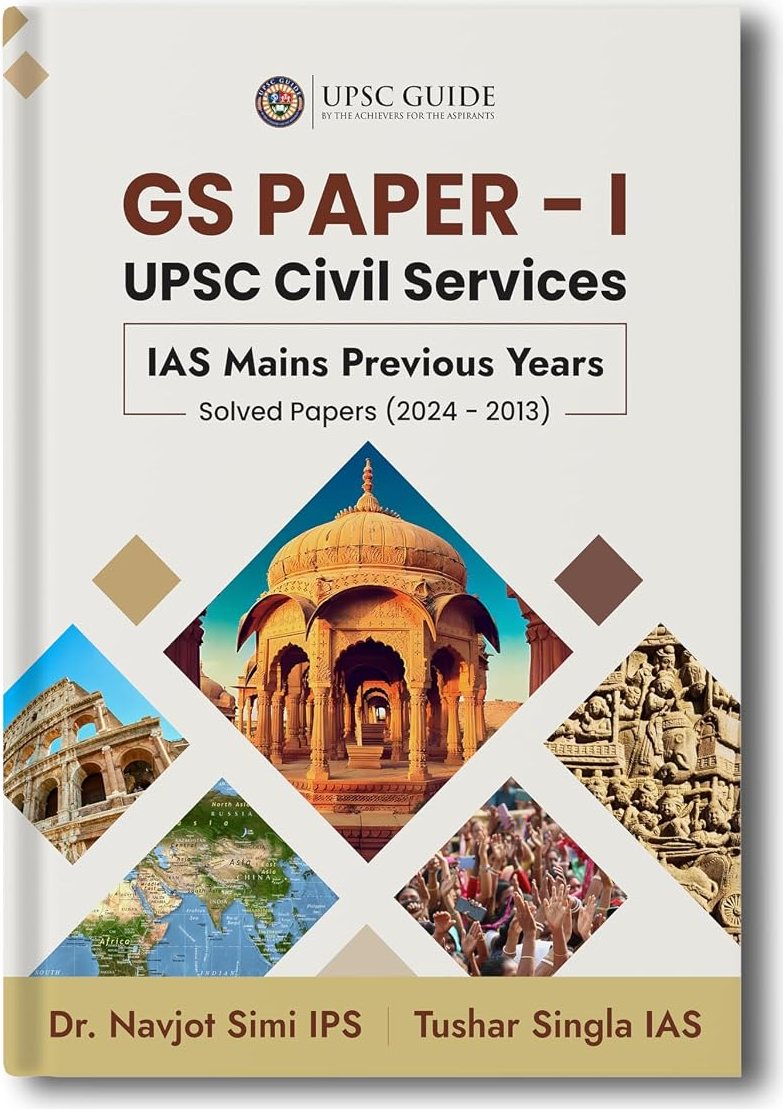Cover of GS 1 — Mains Previous Year Questions